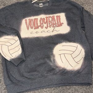 Volleyball Coach Graphic Sweatshirt
